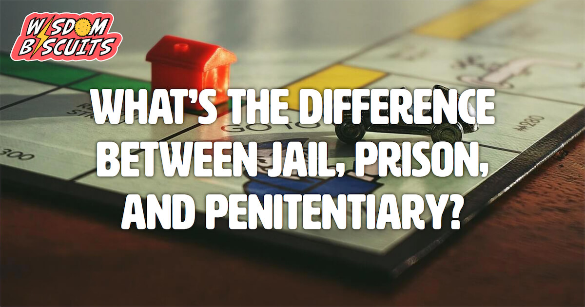 What's the difference between jail, prison, and penitentiary?